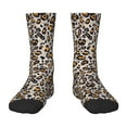 thumbnail image 1 of Fuzoiu Leopard Print Kids Socks For Boys Girls,Grip Crew Socks with Non Slip,Lightweight Stretch Crew Socks,Toddlers Crew Boot Socks, 1 of 5