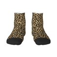 thumbnail image 1 of Fuzoiu Leopard Print Print Adult Socks, Crew Moisture-wicking Socks, Unisex Cushion Crew Socks,Casual Sports Ankle Socks, 1 of 7