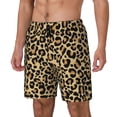 thumbnail image 1 of Fuzoiu Leopard Print Print Men's Swim Shorts,Quick-Dry Double-Layer Swim Trunks,Board Trunks,Beach Shorts Swimwear Bathing Suits-Medium, 1 of 6