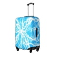 thumbnail image 1 of Fuzoiu Light blue flash Print Suitcase Cover,Washable Luggage Covers for Suitcase,Elastic Luggage Protector Cover,Scratch Resistant Travel Suitcase Covers-Large, 1 of 7