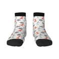 thumbnail image 1 of Fuzoiu Lighthouse Sailboat Print Adult Socks, Crew Moisture-wicking Socks, Unisex Cushion Crew Socks,Casual Sports Ankle Socks, 1 of 7