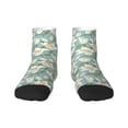 thumbnail image 1 of Fuzoiu Lilies Flowers Print Adult Socks, Crew Moisture-wicking Socks, Unisex Cushion Crew Socks,Casual Sports Ankle Socks, 1 of 7
