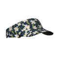thumbnail image 1 of Fuzoiu Lilies Flowers Print Adult Sunscreen Visor Cap,Adjustable Summer Cap for Men Women,Unisex Running Outdoor Beach Hat, 1 of 7