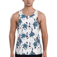 thumbnail image 1 of Fuzoiu Lilies Flowers Print Men's Workout Tank Tops,Sleeveless Gym Shirt Quick Dry,Fitness Bodybuilding T-Shirt,Muscle Athletic Workout Tee-XX-Large, 1 of 7