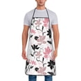 thumbnail image 1 of Fuzoiu Lilies Flowers Print Waterproof Apron, Kitchen Apron for Women Men Chef, Apron for Christmas Dinner Party Cooking Baking Crafting House Cleaning Kitchen, 1 of 7