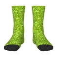 thumbnail image 1 of Fuzoiu Lime green glitter Print Kids Socks For Boys Girls,Grip Crew Socks with Non Slip,Lightweight Stretch Crew Socks,Toddlers Crew Boot Socks, 1 of 5