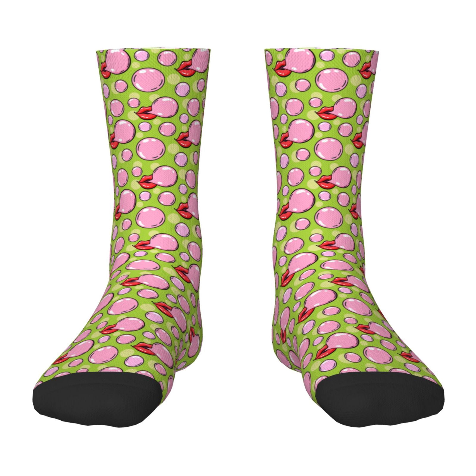Fuzoiu Lips blowing bubble gum Print Kids Socks For Boys Girls,Grip ...