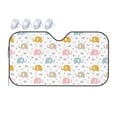 thumbnail image 1 of Fuzoiu Little Elephant Print Car Windshield Sunshade,Foldable Reflective Sun Visor,Windshield Sun Shade,UV Rays Sun Visor Shade,Auto Front Sun Shield Shade-Small, 1 of 8