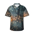 thumbnail image 1 of Fuzoiu Magical Butterfly In Forest Print Hawaiian Shirt for Men, Summer Beach Casual Short Sleeve Button Down Shirts, Men’s Beach Summer Shirts with Pocket,XX-Large, 1 of 7