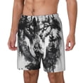 thumbnail image 1 of Fuzoiu Majestic Wolf Landscape Print Men's Swim Shorts,Quick-Dry Double-Layer Swim Trunks,Board Trunks,Beach Shorts Swimwear Bathing Suits-XX-Large, 1 of 6