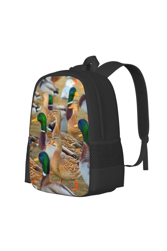 Mallard Ducks Print Large Capacity Backpack,Travel Backpack,Laptop Bag,College School Rucksack Bag,for School, Travel & Outdoor Activities