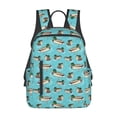 thumbnail image 1 of Fuzoiu Mallard Ducks Swimming In The Lake Print Lightweight Daypack,Weekender Bag for Men and Women, Travel Backpack with Padded Straps for School, Travel & Work, 1 of 7
