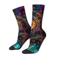 thumbnail image 1 of Fuzoiu Mandala Colorful Print Athletic Crew Socks for Men & Women,Casual Crew Socks,Above Ankle Crew Socks for Business, Casual, 1 of 6