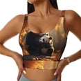 thumbnail image 1 of Fuzoiu Maple Forest Panda Print Women's Sports Vest,U-Back Sports Tank,Gym Vests,Athletic Sleeveless Shirts,Exercise Undershirts,Yoga, Gym, and Dance Wear-X-Large, 1 of 8