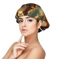 thumbnail image 1 of Fuzoiu Maple Leaf Meditating Chihuahua Print Adult’s Satin Sleeping Cap,Satin Bonnet,Silk Bonnet,Hair Bonnet for Sleeping,Hair Bonnets for Women Curly Natural Hair, 1 of 6