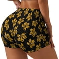 thumbnail image 1 of Fuzoiu Maple Leaves With Leopard Print Women's Workout Shorts,Workout Biker Shorts Women,Exercise Fitness Shorts,Scrunch Short, Athletic Shorts for Gym Yoga Running Sport Active-XX-Large, 1 of 8