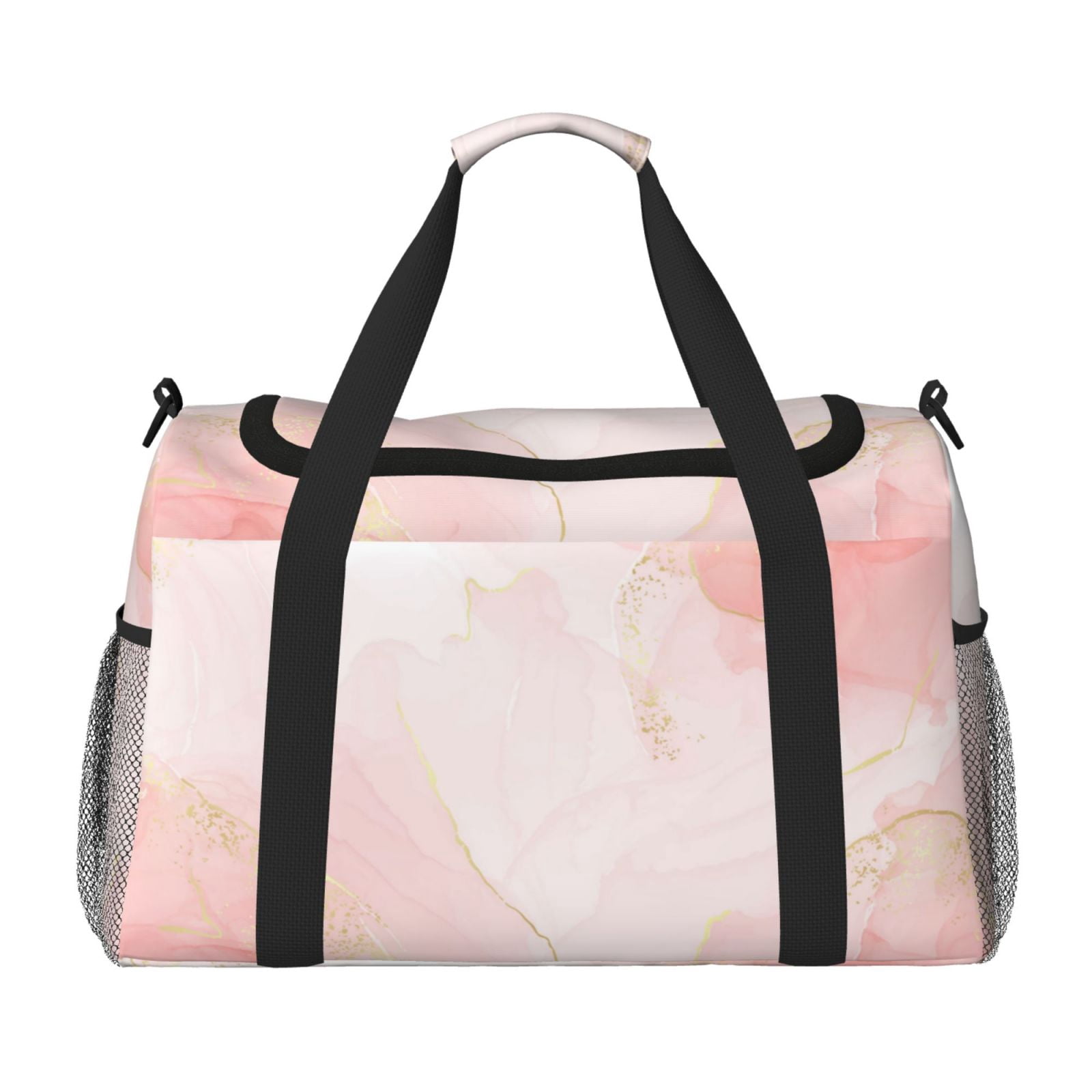 Fuzoiu Marble Print Travel Duffle Bag,Carry On Tote Bags,Duffel Bag,Sport Gym Bag, Hospital Bag for Labor and Delivery, Overnight Bag,Luggage Bag