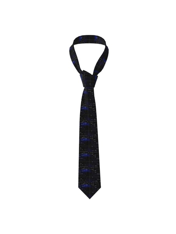 Mathematica Science Print Men's Necktie,Business Necktie,Mens Ties for Business Wedding Graduation