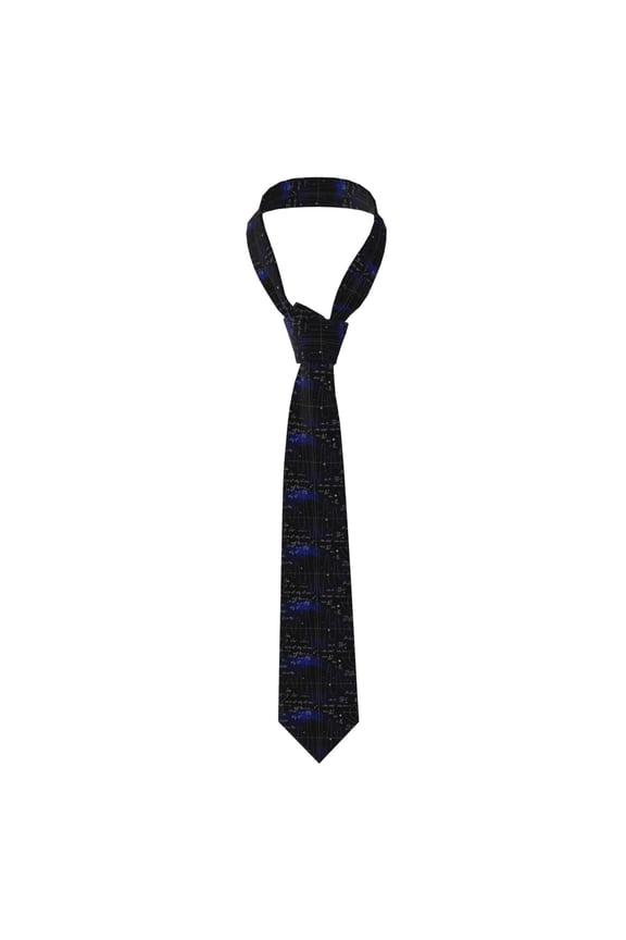 Mathematica Science Print Men's Necktie,Business Necktie,Mens Ties for Business Wedding Graduation