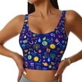 thumbnail image 1 of Fuzoiu Mathematics And Chemistry Print Women's Sports Vest,U-Back Sports Tank,Gym Vests,Athletic Sleeveless Shirts,Exercise Undershirts,Yoga, Gym, and Dance Wear-XX-Large, 1 of 8