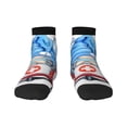 thumbnail image 1 of Fuzoiu Medicine Gnome Truck Red Print Adult Socks, Crew Moisture-wicking Socks, Unisex Cushion Crew Socks,Casual Sports Ankle Socks, 1 of 7