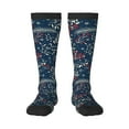 thumbnail image 1 of Fuzoiu Merry Christmas Print Adult Stockings,Crew Socks,Unisex Fashion Socks, Casual Sports Socks,Comfortable Crew Socks for Everyday Wear and Sports, 1 of 6