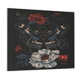 thumbnail image 1 of Fuzoiu Midnight Butterfly Floral Dream Print Canvas Wall Art for Bathrooms,Wall Decor for Bedroom,Framed Artwork for Wall,Modern Wall Decorations Prints Picture for Kitchen Home, 1 of 6