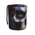 thumbnail image 1 of Fuzoiu Modern Abstract Colorful Skull C Print Car Trash Can,Leakproof Car Trash Can,Hanging Garbage Bin,Vehicle Trash Can, Suitable for Sedans, SUVs, MPVs & Trucks, 1 of 6