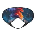 thumbnail image 1 of Fuzoiu Modern Art Red And Blue Colors Print Sleep Masks,Eye Masks with Adjustable Strap for Sleeping,Night Eye Shade for Women Men,Eye Cover for Full Night's Sleep, Travel and Nap, 1 of 7