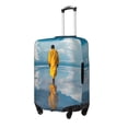 thumbnail image 1 of Fuzoiu Monk Walking On Water Print Suitcase Cover,Washable Luggage Covers for Suitcase,Elastic Luggage Protector Cover,Scratch Resistant Travel Suitcase Covers-Large, 1 of 7