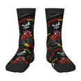 thumbnail image 1 of Fuzoiu Monster Truck Print Kids Socks For Boys Girls,Grip Crew Socks with Non Slip,Lightweight Stretch Crew Socks,Toddlers Crew Boot Socks, 1 of 5