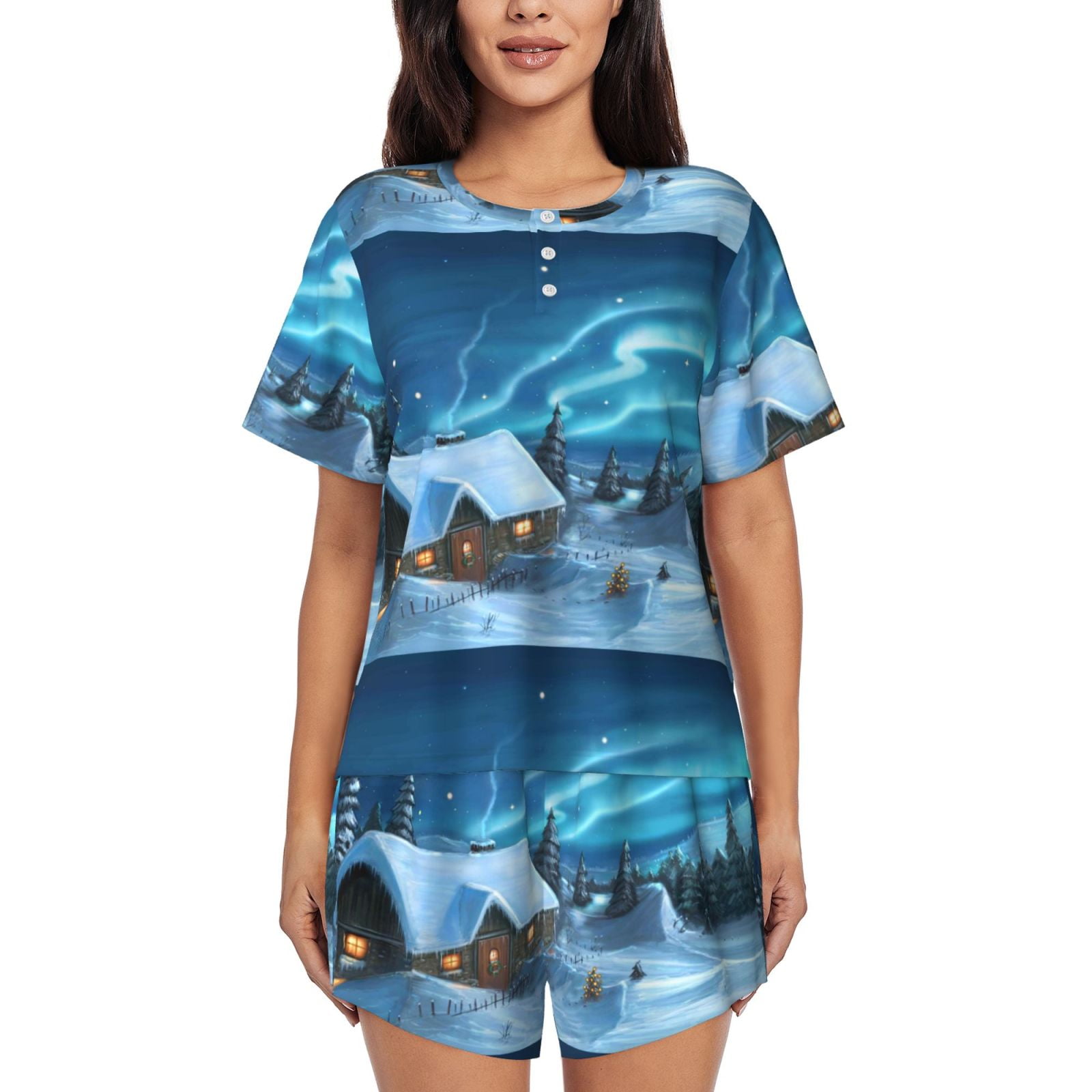 Grayson Snow Capped Mountains Pajama Set main image 0