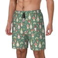 thumbnail image 1 of Fuzoiu Mushrooms Gnome Print Men's Swim Shorts,Quick-Dry Double-Layer Swim Trunks,Board Trunks,Beach Shorts Swimwear Bathing Suits-Medium, 1 of 6