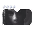 thumbnail image 1 of Fuzoiu Mystical Masked Figure Monochrome Print Car Windshield Sunshade,Foldable Reflective Sun Visor,Windshield Sun Shade,UV Rays Sun Visor Shade,Auto Front Sun Shield Shade-Medium, 1 of 8
