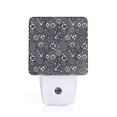 thumbnail image 1 of Fuzoiu Nautical Print Dusk to Dawn LED Night Light with Light Sensor, Energy-Efficient Touch-Safe Night Lamp for Home, Office, and Kids' Rooms-UK, 1 of 7