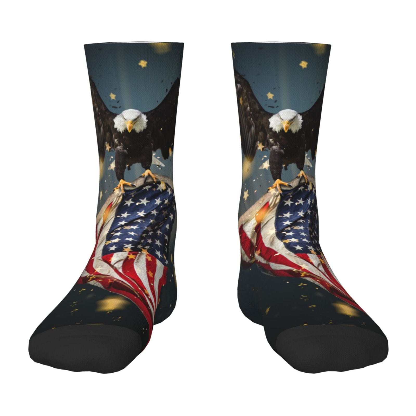 Fuzoiu North American Bald Eagle1 Print Kids Socks For Boys Girls,Grip ...