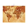 thumbnail image 1 of Fuzoiu Not All Those Who Wander Are Lost2 Print Absorbent, Reversible Microfiber Dish Drying Mat for Kitchen, Dish Drying Pad for Dishes, Utensils, Pots and Pans, Extra Large 18 Inch x 24 Inch, 1 of 7