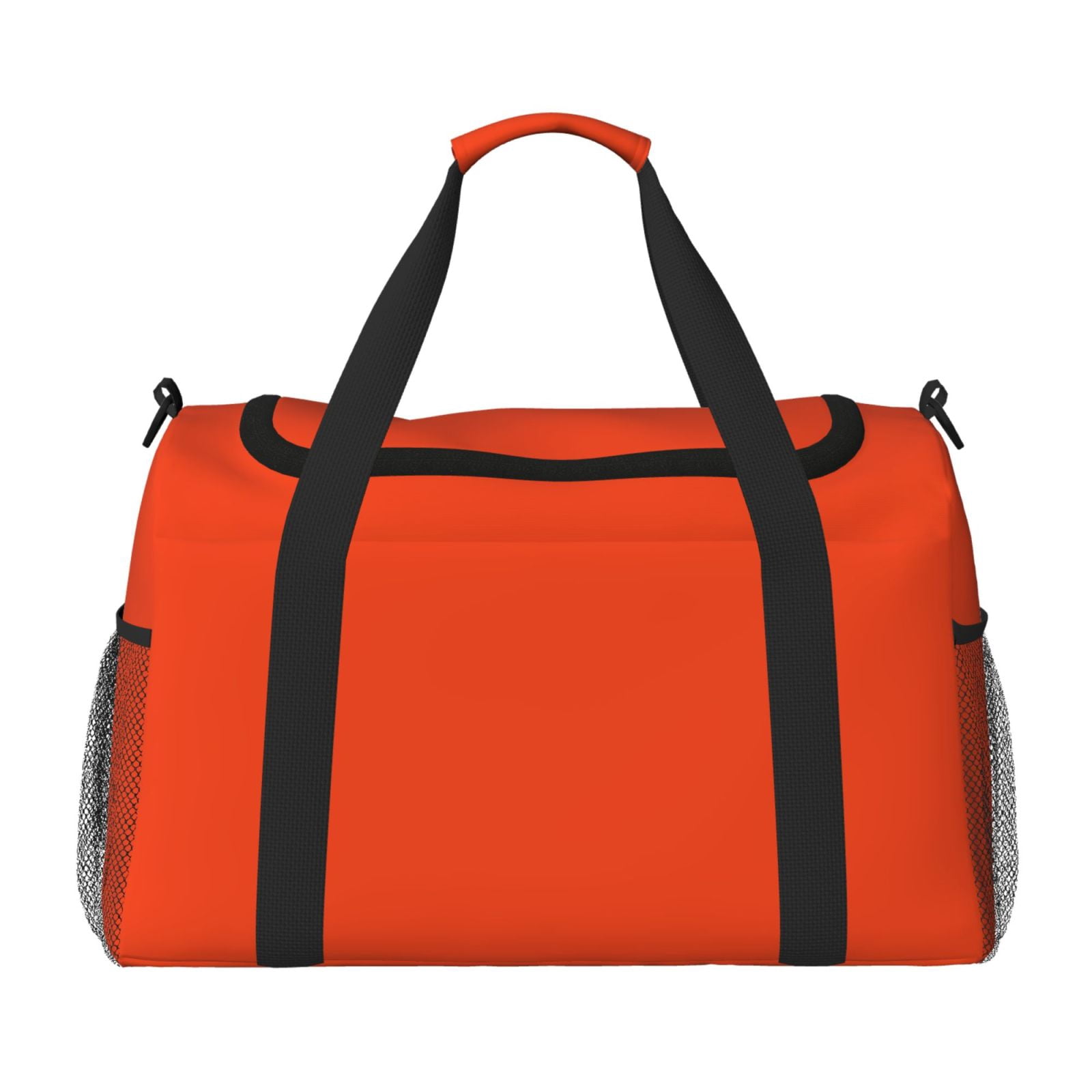 Fuzoiu Orange Print Travel Duffle Bag,Carry On Tote Bags,Duffel Bag,Sport Gym Bag, Hospital Bag for Labor and Delivery, Overnight Bag,Luggage Bag