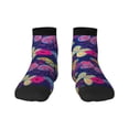 thumbnail image 1 of Fuzoiu Paint Butterflies Print Adult Socks, Crew Moisture-wicking Socks, Unisex Cushion Crew Socks,Casual Sports Ankle Socks, 1 of 7