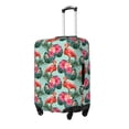 thumbnail image 1 of Fuzoiu Palm Leaves Flamingo Print Suitcase Cover,Washable Luggage Covers for Suitcase,Elastic Luggage Protector Cover,Scratch Resistant Travel Suitcase Covers-X-Large, 1 of 7
