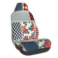 thumbnail image 1 of Fuzoiu Patchwork In Country Style Print Elastic Car Seat Covers, Seat Cover Protector,Universal Fit Interior Covers for Most Cars,Washable Seat Cover Non Slip for SUV,Sedan,Van, 1 of 5