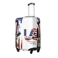 thumbnail image 1 of Fuzoiu Patriotic Skull Art Print Suitcase Cover,Washable Luggage Covers for Suitcase,Elastic Luggage Protector Cover,Scratch Resistant Travel Suitcase Covers-Medium, 1 of 7