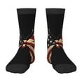 thumbnail image 1 of Fuzoiu Patriotic USA Butterfly Art Print Kids Socks For Boys Girls,Grip Crew Socks with Non Slip,Lightweight Stretch Crew Socks,Toddlers Crew Boot Socks, 1 of 5