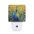 thumbnail image 1 of Fuzoiu Peacocks Print Dusk to Dawn LED Night Light with Light Sensor, Energy-Efficient Touch-Safe Night Lamp for Home, Office, and Kids' Rooms-US, 1 of 7