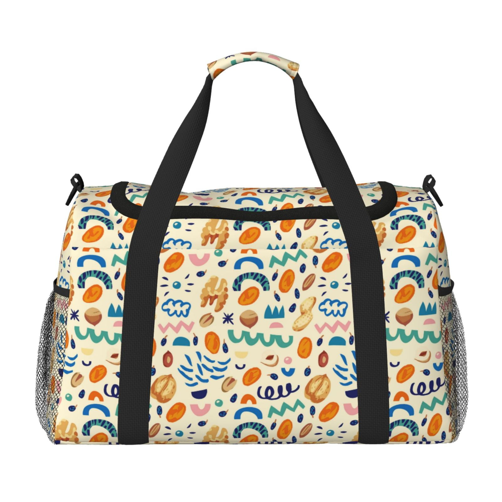 Fuzoiu Peanuts 8 Print Travel Duffle Bag,Carry On Tote Bags,Duffel Bag,Sport Gym Bag, Hospital Bag for Labor and Delivery, Overnight Bag,Luggage Bag