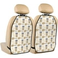 thumbnail image 1 of Fuzoiu Peanuts Print 2 Pack Kick Mat Back Seat Protector With 3 Storage Pockets, Universal Car Seat Back Organizer For Kids Pets, Waterproof Backseat Protector For Most Car, 1 of 8