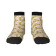 thumbnail image 1 of Fuzoiu Pears And Flower Print Adult Socks, Crew Moisture-wicking Socks, Unisex Cushion Crew Socks,Casual Sports Ankle Socks, 1 of 1