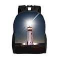 thumbnail image 1 of Fuzoiu Peggy's Cove Lighthouse Print Laptop Backpack,Work Business Backpacks, Large Capacity Nurse Bag College Bookbag for School, Waterproof Casual Daypack for Travel, 1 of 8