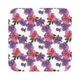 thumbnail image 1 of Fuzoiu Peonies Print Leather Coasters Set,Drink Coasters Set of 6,for Tabletop Protection, Durable PVC Coasters,Home Décor and Housewarming Gift,Square, 1 of 7