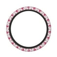 thumbnail image 1 of Fuzoiu Peonies And Roses Print Elastic Stretch Steering Wheel Cover, Universal 15 Inch Automotive Steering Wheel Cover, Anti-Slip Sweat Absorption Universal Car Accessories for Women Men, 1 of 6